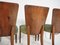 Art Deco Dining Chairs by Jindřich Halabala for Thonet, 1940s, Set of 4 4