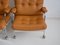 Brown Leather Model Karin Lounge Chairs by Bruno Mathsson for Dux, 1970s, Set of 2 7