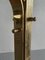 Italian Modern Gilt Metal Coat and Hat Rack, 1970s, Image 4