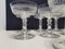 Antique Crystal Champagne Glasses from Baccarat, Set of 7 3