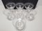 Antique Crystal Champagne Glasses from Baccarat, Set of 7, Image 4