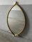 Italian Modern Gilt Metal Mirror, 1970s 2