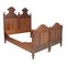 Italian Walnut Double Bed, Set of 2 1