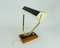 Metal, Brass & Teak Desk Lamp from Kaiser Leuchten, 1960s 10