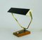 Metal, Brass & Teak Desk Lamp from Kaiser Leuchten, 1960s 11