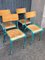 Chaises d'Ecole de Mullca, 1960s, Set de 4 5