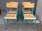 Chaises d'Ecole de Mullca, 1960s, Set de 4 1