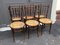 Antique Bentwood Dining Chairs from Fischel, Set of 6 3