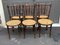 Antique Bentwood Dining Chairs from Fischel, Set of 6 1