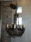 Antique Art Nouveau Brass Chandelier 10