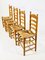 Chaises d'Appoint Rustiques, 1940s, Set de 4 4