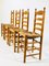 Chaises d'Appoint Rustiques, 1940s, Set de 4 3