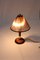 Lámpara de mesa Art Déco de haya, años 30, Imagen 5