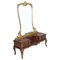 Venetian Carved Walnut & Burl Dressing Table, 1930s 1