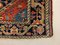 Small Mid-Century Middle Eastern Navy and Red Rug, Image 8