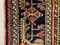 Small Mid-Century Middle Eastern Navy and Red Rug, Image 7