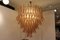 Lámpara de araña de cristal de Murano, años 70, Imagen 16