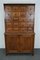 Vintage German Beech Apothecary Cabinet 1