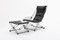 Italian Modern Lounge Chair with Ottoman, 1990s, Image 9