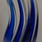 Candelabros de vidrio azul de Giuliano Tosi, años 70. Juego de 3, Imagen 4