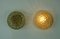 Vintage Amber Glass Ceiling Lamps from Honsel Leuchten, Set of 2 2