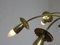 Brass Floral Ceiling Lamp, 1950s 13