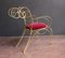 Vintage Sculpture Ram Armchair by Andre Dubreuil for Cecotti 2