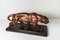 Art Deco Plaster and Bronze Panther Sculpture, 1930s 12