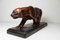 Art Deco Plaster and Bronze Panther Sculpture, 1930s, Image 13