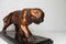 Art Deco Plaster and Bronze Panther Sculpture, 1930s 9