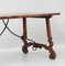 Antique Spanish Walnut Dining Table, 1900s 3