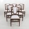 Art Deco French Dining Table & Chairs Set by Michel Dufet, 1930s, Set of 7 15
