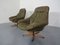 Leather Swivel Chairs by H. W. Klein for Bramin, 1960s, Set of 2 3