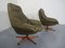 Leather Swivel Chairs by H. W. Klein for Bramin, 1960s, Set of 2 9