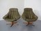 Leather Swivel Chairs by H. W. Klein for Bramin, 1960s, Set of 2 18
