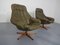 Leather Swivel Chairs by H. W. Klein for Bramin, 1960s, Set of 2 4