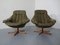 Leather Swivel Chairs by H. W. Klein for Bramin, 1960s, Set of 2 2