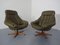 Leather Swivel Chairs by H. W. Klein for Bramin, 1960s, Set of 2 1