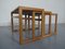 Danish Oak Nesting Tables, 1960s, Set of 3 4