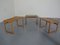 Danish Oak Nesting Tables, 1960s, Set of 3 8