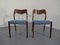 Rosewood Model 71 Side Chairs by Niels Otto Møller for J.L. Møllers, 1960s, Set of 2 1