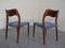 Rosewood Model 71 Side Chairs by Niels Otto Møller for J.L. Møllers, 1960s, Set of 2 8