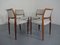 Rosewood Model 80 Dining Chairs by Niels Otto Møller for J.L. Møllers, 1960s, Set of 4 3