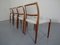 Rosewood Model 80 Dining Chairs by Niels Otto Møller for J.L. Møllers, 1960s, Set of 4, Image 6