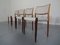 Rosewood Model 80 Dining Chairs by Niels Otto Møller for J.L. Møllers, 1960s, Set of 4 5
