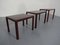 Danish Rosewood Nesting Tables, 1960s, Set of 3, Image 3