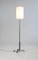 Dreibeinige Stehlampe aus Leder von Jacques Adnet, 1950er 8