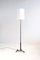 Leather Tripod Floor Lamp by Jacques Adnet, 1950s, Image 1