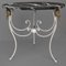 Black Marble, Iron & Gold Leaf Finish Side Table by Cupioli 6