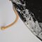 Black Marble, Iron & Gold Leaf Finish Side Table by Cupioli, Image 3